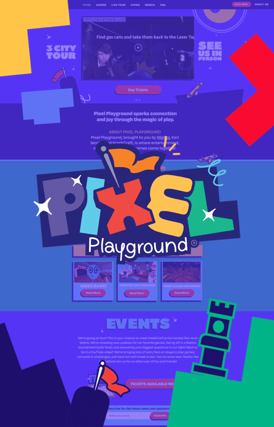 Pixel playground client cover